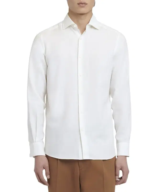 Men's Cotton-Cashmere Cashco Sport Shirt