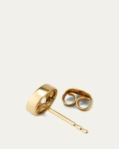Sydney Evan 14k Fluted Diamond Stud Earring, Single | Thumbnail 4 Sydney Evan 14k Fluted Diamond Stud Earring, Single | Thumbnail 4
