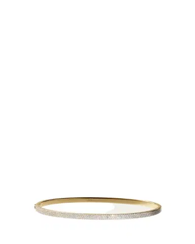 Lana 14K Gold Flawless Vanity Diamond Hinge Bangle | Thumbnail 1