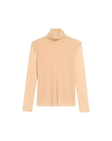 FUZZI Long-Sleeve Turtleneck Tulle Blouse | Thumbnail 1