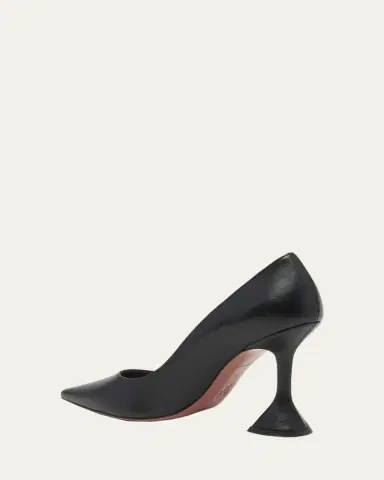 Amina Muaddi Ami Lambskin Pedestal Pumps | Thumbnail 2