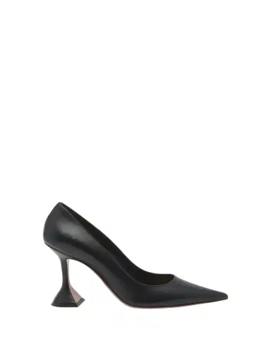 Amina Muaddi Ami Lambskin Pedestal Pumps | Thumbnail 1