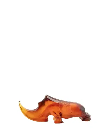 Daum Amber Ongava Rhinoceros Decoration | Thumbnail 1