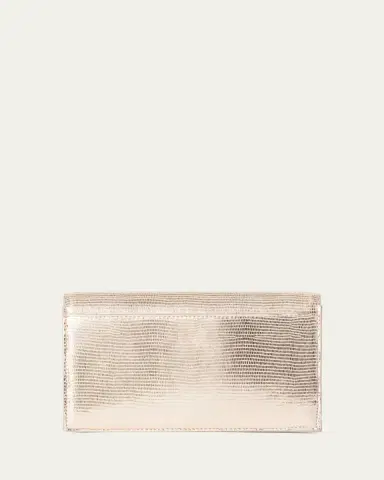 Akris Anouk Metallic Lizard-Embossed Crossbody Bag | Thumbnail 3 Akris Anouk Metallic Lizard-Embossed Crossbody Bag | Thumbnail 3