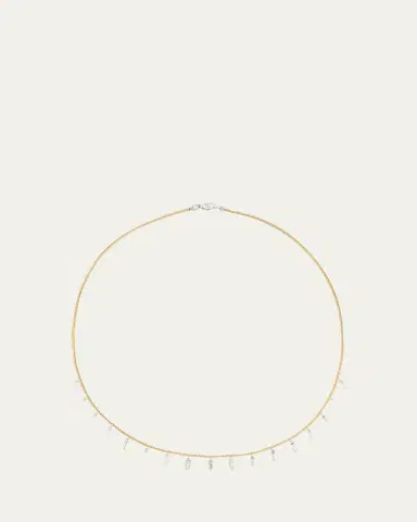 Nikos Koulis 18K Gold Together Necklace with Diamond Fringe | Thumbnail 1 Nikos Koulis 18K Gold Together Necklace with Diamond Fringe | Thumbnail 1