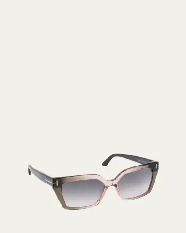 Tom Ford Winona Transparent Two-Tone Acetate Cat-Eye Sunglasses | Thumbnail 2 Tom Ford Winona Transparent Two-Tone Acetate Cat-Eye Sunglasses | Thumbnail 2