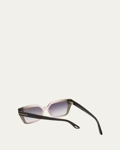 Tom Ford Winona Transparent Two-Tone Acetate Cat-Eye Sunglasses | Thumbnail 3 Tom Ford Winona Transparent Two-Tone Acetate Cat-Eye Sunglasses | Thumbnail 3
