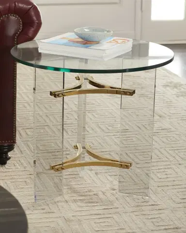 Interlude Home Tamara Acrylic Side Table | Thumbnail 2