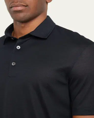 Zegna Men's Wool Polo Shirt | Thumbnail 5