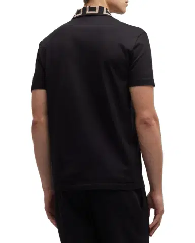 Versace Men's Greca-Collar Polo Shirt | Thumbnail 1