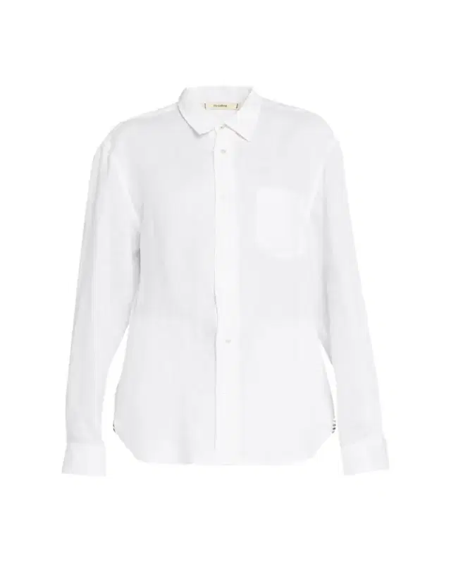 Classic Linen Button-Front Shirt