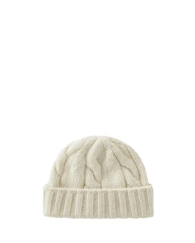 Loro Piana Cashmere Cable Knit Beanie