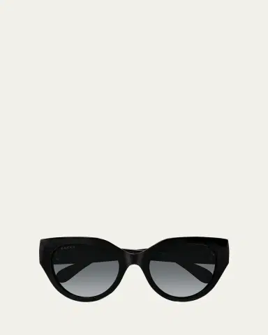 Gucci GG Emblem Acetate Cat-Eye Sunglasses | Thumbnail 3 Gucci GG Emblem Acetate Cat-Eye Sunglasses | Thumbnail 3