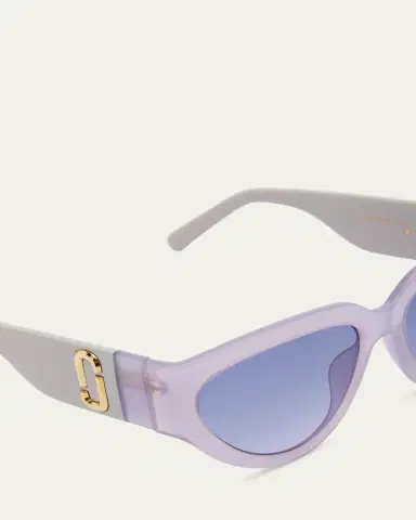 Marc Jacobs J Marc Logo Plastic Cat-Eye Sunglasses | Thumbnail 12 Marc Jacobs J Marc Logo Plastic Cat-Eye Sunglasses | Thumbnail 12