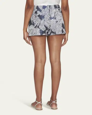 Giorgio Armani Paisley High-Rise Shorts | Thumbnail 3 Giorgio Armani Paisley High-Rise Shorts | Thumbnail 3