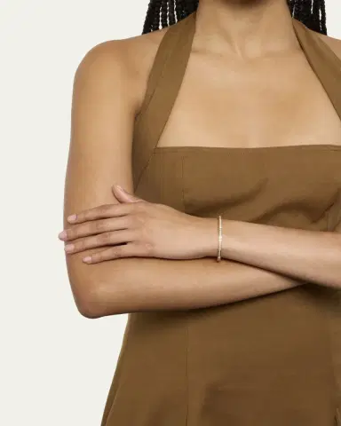 Viltier 18K Rayon Diamond Bangle | Thumbnail 2 Viltier 18K Rayon Diamond Bangle | Thumbnail 2