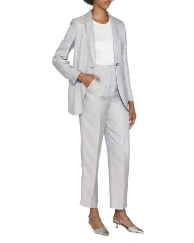 Giorgio Armani Abstract Jacquard Single-Breasted Blazer | Thumbnail 1 Giorgio Armani Abstract Jacquard Single-Breasted Blazer | Thumbnail 1