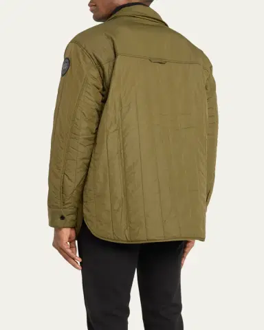 Canada Goose Men's Quilted Black Label Overshirt | Thumbnail 3 Canada Goose Men's Quilted Black Label Overshirt | Thumbnail 3