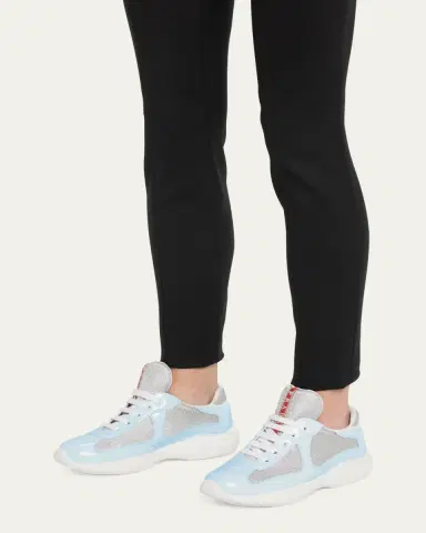 Prada America's Cup Vernice Patent Runner Sneakers | Thumbnail 6