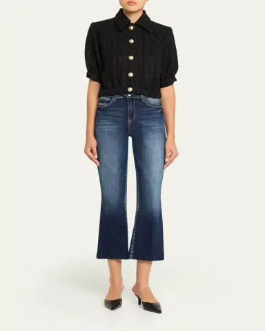 L'Agence Kendra High Rise Kick-Flare Jeans | Thumbnail 2