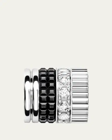 Boucheron Quatre Black Edition Small 18K White Gold Tie Necklace | Thumbnail 3 Boucheron Quatre Black Edition Small 18K White Gold Tie Necklace | Thumbnail 3