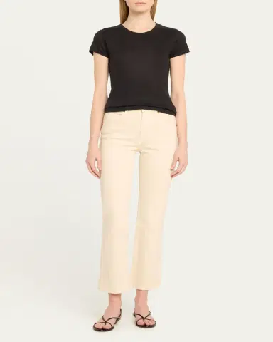 MAJESTIC FILATURES Stretch Linen Crewneck Tee | Thumbnail 2