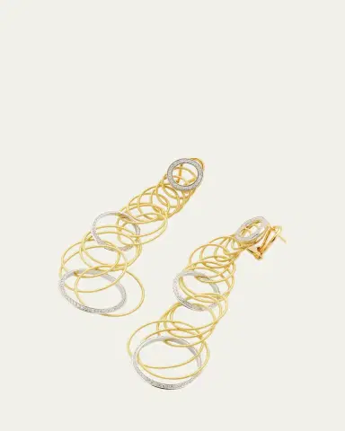 Buccellati Hawaii Waikiki Short Pendant Earrings with Diamonds | Thumbnail 3