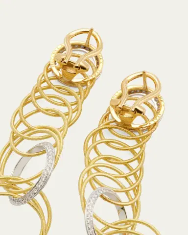 Buccellati Hawaii Waikiki Short Pendant Earrings with Diamonds | Thumbnail 4