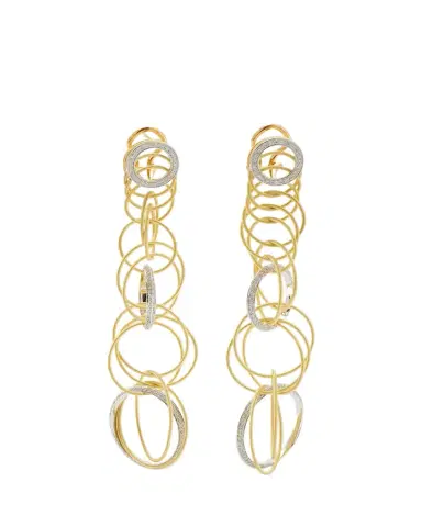 Buccellati Hawaii Waikiki Short Pendant Earrings with Diamonds | Thumbnail 1