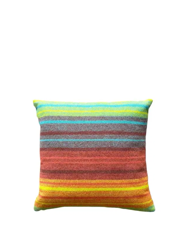 Ombre Striped Pillow, 20"Sq.