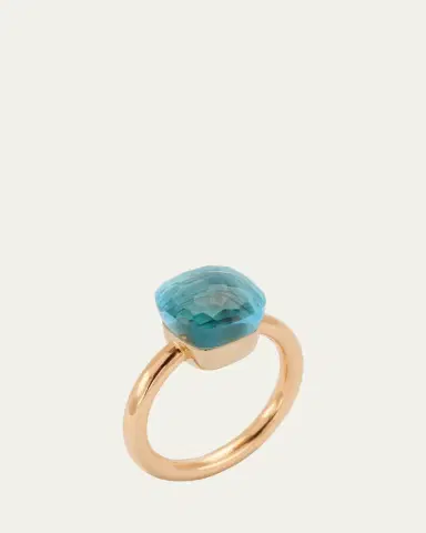 Pomellato Nudo Classic 18k Gold Ring with Blue Topaz | Thumbnail 3