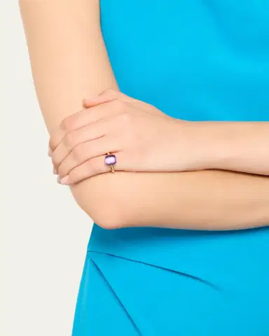 Pomellato Nudo Classic 18k Rose Gold Amethyst Ring | Thumbnail 2