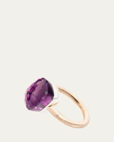 Pomellato Nudo Classic 18k Rose Gold Amethyst Ring | Thumbnail 3