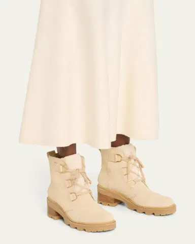 Sorel Joan Suede Faux Fur Lace-Up Boots | Thumbnail 2