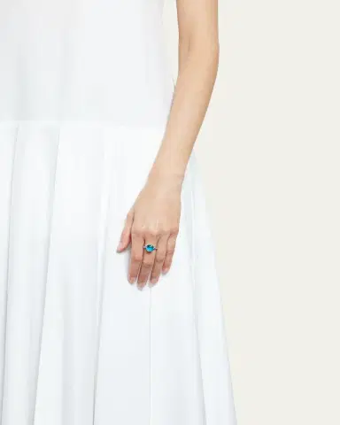 Pomellato Nudo Classic 18K Ring with Turquoise and Topaz | Thumbnail 2