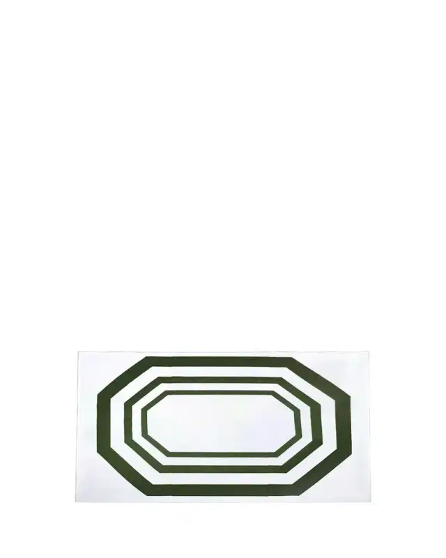 The Lino Essential Green Tablecloth, 71" x 144"