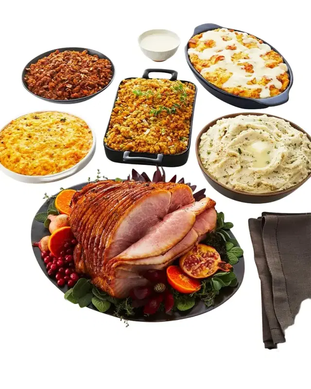 The Cajun Turkey Co Half Honey Glazed Ham Dinner