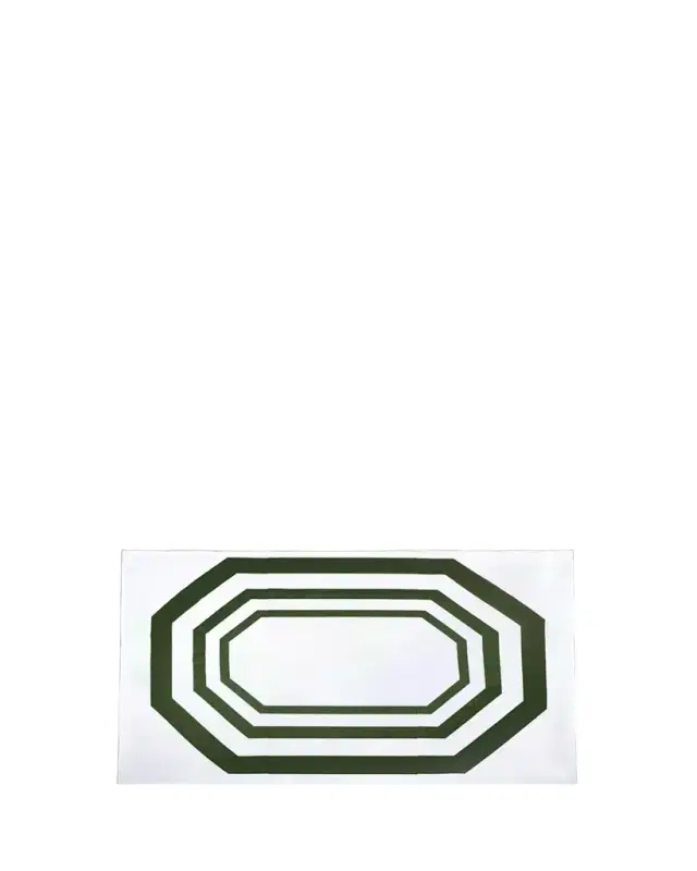 The Lino Essential Green Tablecloth, 71" x 125"