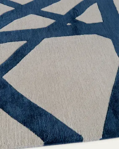 The Rug Company x Kelly Wearstler Channels Indigo Hand-Knotted Rug, 9' x 12' | Thumbnail 4