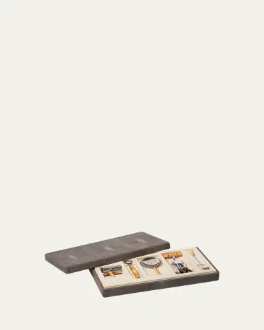 AERIN Faux Shagreen Bamboo Bar Set | Thumbnail 2 AERIN Faux Shagreen Bamboo Bar Set | Thumbnail 2