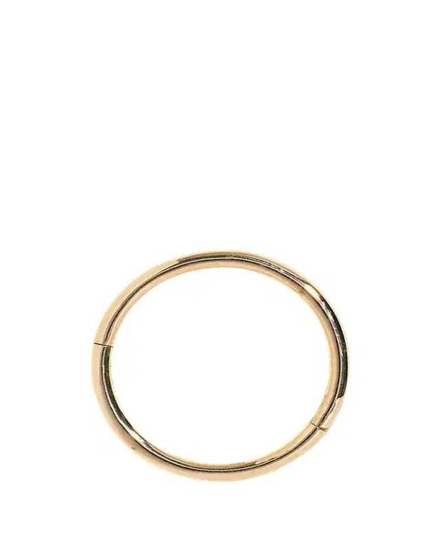 Pamela Love 12mm 14k Yellow Gold Plain Clicker Huggie Earring