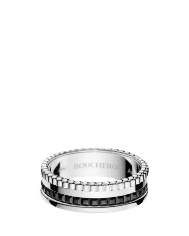Boucheron Quatre Ring in White Gold with Black PVD | Thumbnail 1