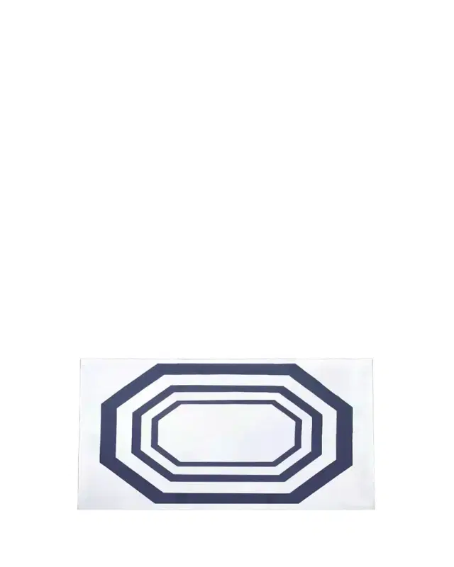 The Lino Essential Navy Tablecloth, 71" x 144"