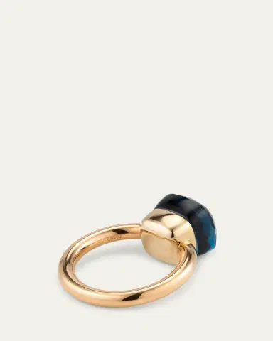 Pomellato Nudo Classic 18K Rose Gold London Blue Topaz Ring | Thumbnail 3