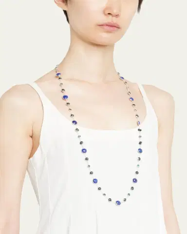Ippolita Lollitini Long Necklace in Sterling Silver | Thumbnail 2 Ippolita Lollitini Long Necklace in Sterling Silver | Thumbnail 2