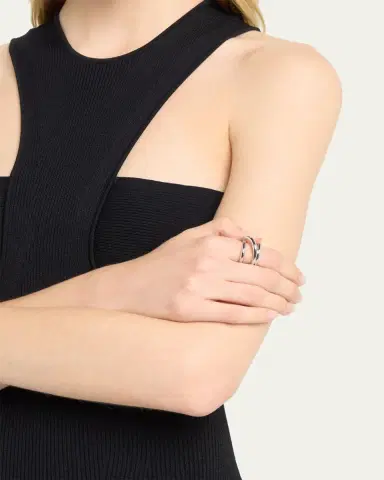 CHARLOTTE CHESNAIS Sterling Silver Bague Triplet Ring | Thumbnail 2 CHARLOTTE CHESNAIS Sterling Silver Bague Triplet Ring | Thumbnail 2