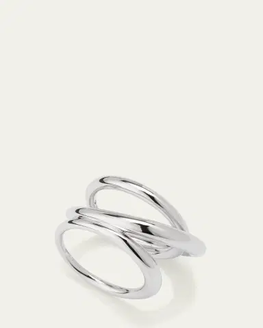 CHARLOTTE CHESNAIS Sterling Silver Bague Triplet Ring | Thumbnail 3 CHARLOTTE CHESNAIS Sterling Silver Bague Triplet Ring | Thumbnail 3