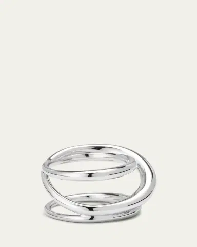 CHARLOTTE CHESNAIS Sterling Silver Bague Triplet Ring | Thumbnail 4 CHARLOTTE CHESNAIS Sterling Silver Bague Triplet Ring | Thumbnail 4