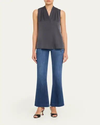 Kobi Halperin Mila Silk-Stretch Sleeveless Top | Thumbnail 2