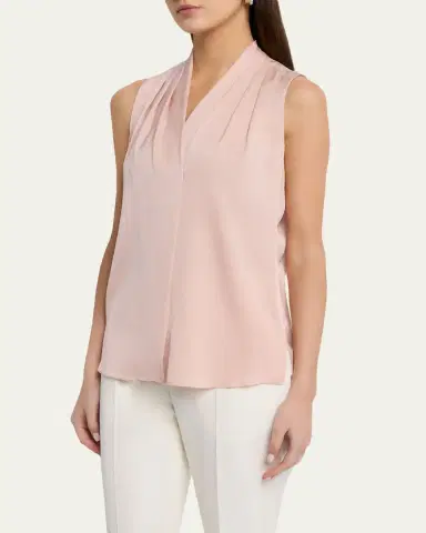 Kobi Halperin Mila Silk-Stretch Sleeveless Top | Thumbnail 12